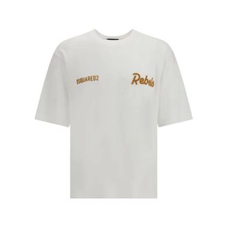 Dsquared2 Hombre, Camisetas, Blanco, Talla: XL