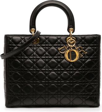 Dior Pre-owned Dior Large Lambskin Cannage Lady Ladies H9ZZ9X1945IMZX7F
