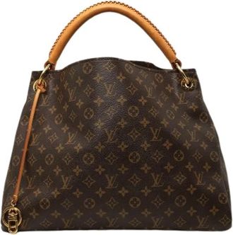 Louis Vuitton Pre-owned Artsy MM - Dames - Vintage Handtas - Bruin - ONE Size - Leer - Vintage