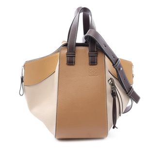 Loewe Pre-owned Loewe Small Tricolor Soft Grained Calfskin Hammock Bag Ladies 1QMB96TAMEZGUUBN