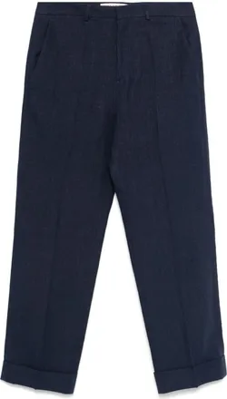 Valentino Garavani Navy Blue Linen trousers