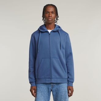 G-Star Premium Core Hoodie Met Rits - Midden blauw - Heren