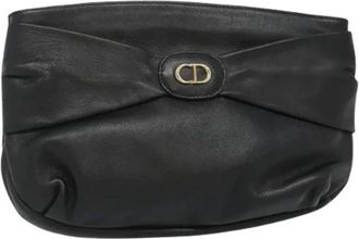 Dior Pre-owned Clutches, female, Black, Size: ONE SIZE Pre-owned Vintage Clutch Bag