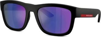 Prada PS 01Zs 1Bo 05U Zonnebrillen - Heren - Zonnebrillen - Zwart - 53 MM - Accessoires