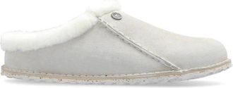 Birkenstock Zermatt Premium Pantoffels - Dames - Pantoffels - Beige - 35 EU - Leer - Schoenen
