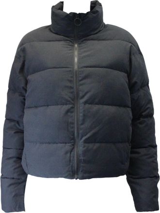 Gymshark Womens Full Zip Puffer Jacket, Black, Small [Variation]