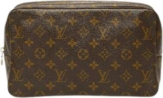 Louis Vuitton Pre-owned Clutches, female, Brown, Size: ONE SIZE Pre-owned Canvas Clutch