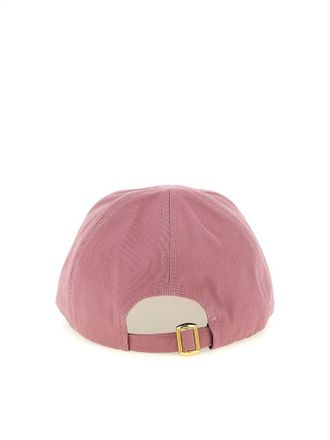 Pinko Womens Cap Pink Cotton Accessories - Caps