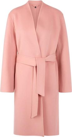 Marc Cain Elegant jas van pure wol - Dames - Mantels - Oranje - Maat: S Wol