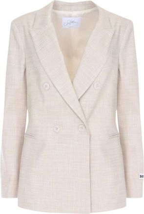SoAllure Dames, Jassen, Beige, Maat: XL Zijde