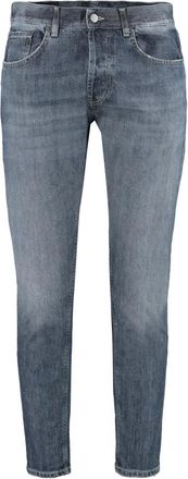 Dondup Wortel-pasvorm jeans met metalen details - Heren - Loose Fit Jeans - Blauw - W38 - Katoen - Jeans