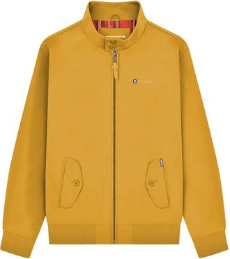 Lambretta Mens Target Shower Resistant Hoodie (Tobacco) - Yellow - Size X-Large