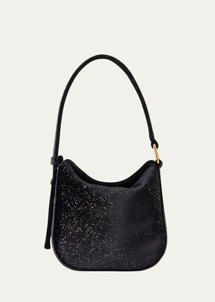 Akris Anna Mini Velvet Hobo Bag