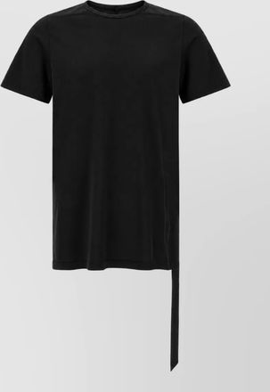 Rick Owens cotton ribbed crew-neck longline t-shirt