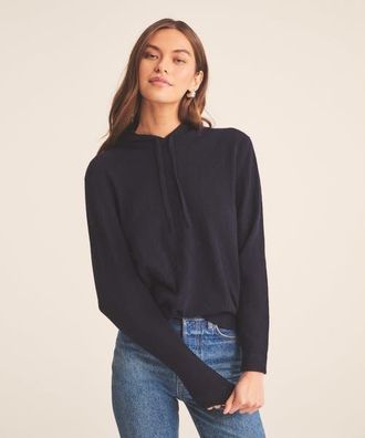 Naadam Signature Cashmere Hoodie in Navy at Nordstrom, Size Xx-Large