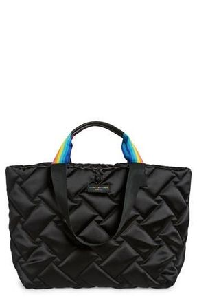 Kurt Geiger Quilted Shopper in Black at Nordstrom Rack