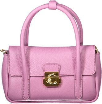 Coccinelle Mini U4K C-Me Lock Bag - Dames - Handtassen - Paars - ONE Size - Katoen - Tassen