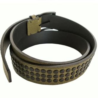 Burberry Pre-owned Belts, male, Green, Size: ONE SIZE Pre-owned Vintage Belt