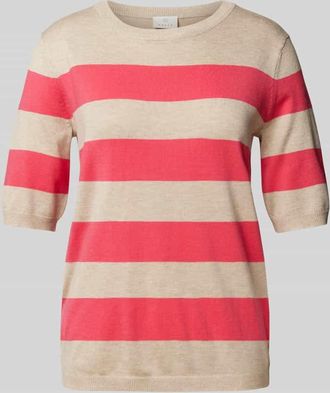 Kaffe Strickpullover mit 1/2-Arm Modell Mala in Pink, Gr&ouml;&szlig;e XS