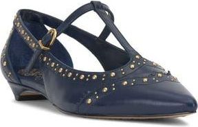 Vince Camuto Valkie Pointed Toe Flat in Deep Navy at Nordstrom Rack, Size 7