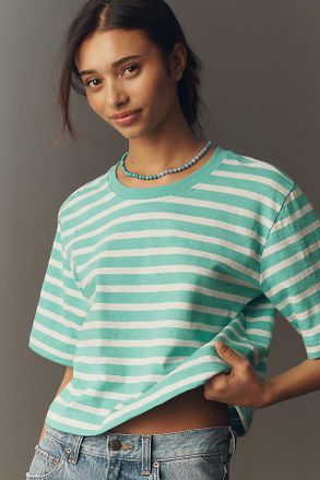 Maeve The Corey Short-Sleeve Boxy Tee by Maeve