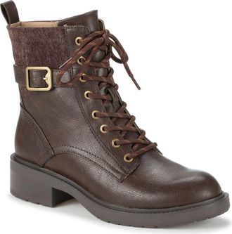 BareTraps Tinsley Lace-Up Boot in Brush Brown/Brown at Nordstrom Rack, Size 8.5