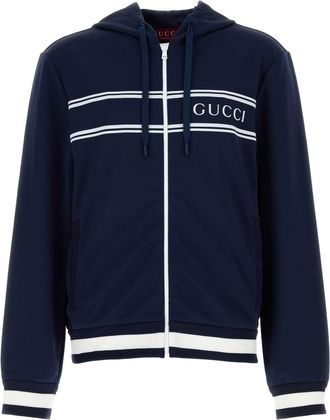 Gucci Navy Blue Polyester Sweatshirt