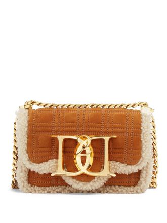 Dsquared2 Su&egrave;de schoudertas - Bruin