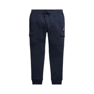Polo Ralph Lauren Broeken, Heren, Blauw, S, Katoen, Double Knit Jogger Pants