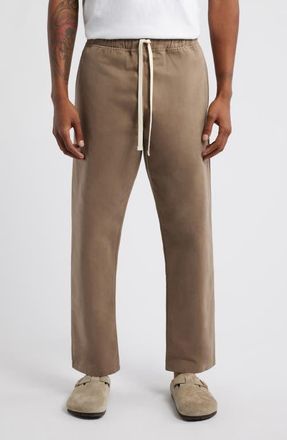 Standard Issue NYC PD Cotton Blend Drawstring Slacker Pants in Suede at Nordstrom, Size Small