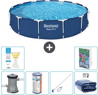 Bestway Piscina Bestway Steel Pro Redonda - 396x84 Cm - 7-piezas S194
