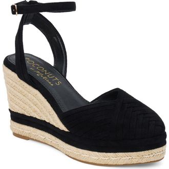 Matisse Footwear Becca Wedge Sandal in Black at Nordstrom, Size 10