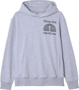 Ellesse Heren Club Di Corsa Hoodie (Lichtgrijs)