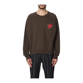 Vivienne Westwood Heren, Sweatshirts & Hoodies, Bruin, Maat: M Katoen