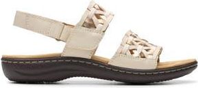 Clarks Laurieann Lily Slingback Sandal - Wide Width Available in Cream Leather at Nordstrom Rack, Size 9.5