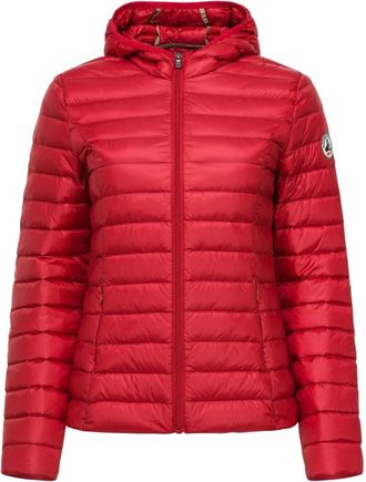 Jott Lichtgewicht Jas met Capuchon - Dames - Winterjassen - Rood - XS - Jassen