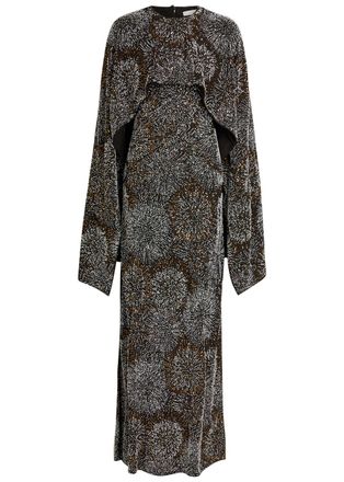 Paco Rabanne Embellished Cape Gown - Black - 44 (UK16 / XL)