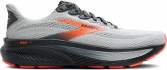 Brooks Mens Ghost 17 Shoe In 048 - Oyster/orange