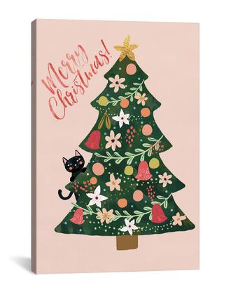 iCanvas Icanvas Xmas Pine By Mia Charro