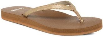 Sanuk Yoga Joy II Flip Flop in Champagne at Nordstrom, Size 10