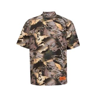Heron Preston T-Shirts, male, Multicolor, Size: S Cotton T-Shirt