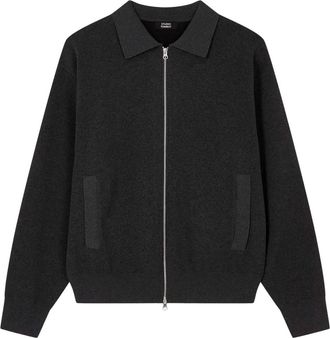 STUDIO TOMBOY zip-up cardigan - Grey