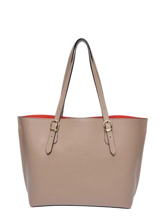Isabella Rhea Beige Rundleer Tas
