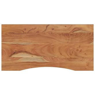 Berkfield Home Desk Top 120x60x2.5 cm Rectangular Solid Wood Acacia in Brown