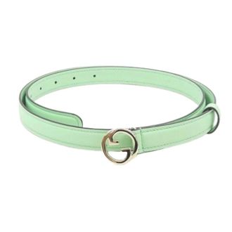 Gucci Pre-owned Belts, female, Green, Size: ONE SIZE Pre-owned Vintage Belt