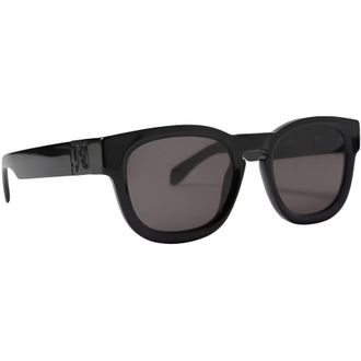 Palm Angels Mens Accessories Riverside Rectangle Sunglasses in Black Mtt DGrey - One Size