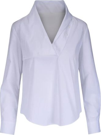TWP Camicia My Maria con scollo a V - Bianco