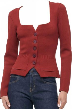 Staud Rachela Top In Sangria