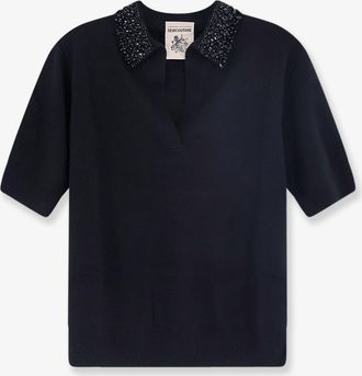 Semicouture Polo in misto lana vergine e cashnmere - SEMICOUTURE - gender_Woman
