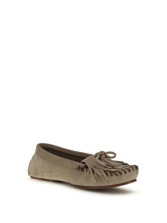 PARIS TEXAS Womens Indiana Loafers Pietra Calf Leather Bos Taurus